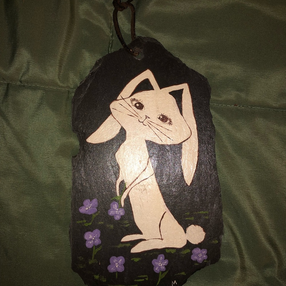 Hand painted shale home decor